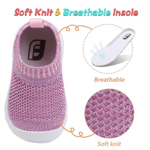 Image of JOINFREE Toddler Boys Girls Sneaker Slip On Shoes Kids Lightweight Breathable Walking Shoes