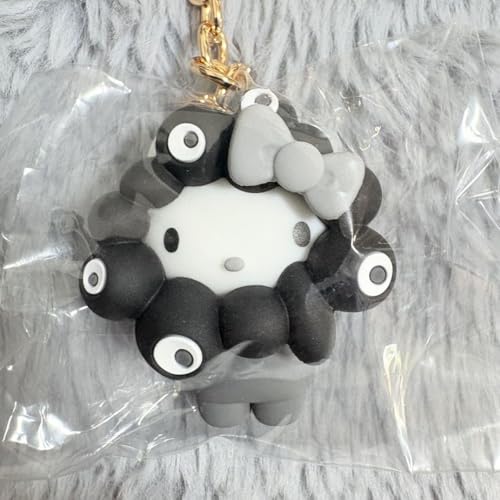 ハローｷﾃｨ 黒ミャクミャク キーホルダー 万博会場限定のサムネイル