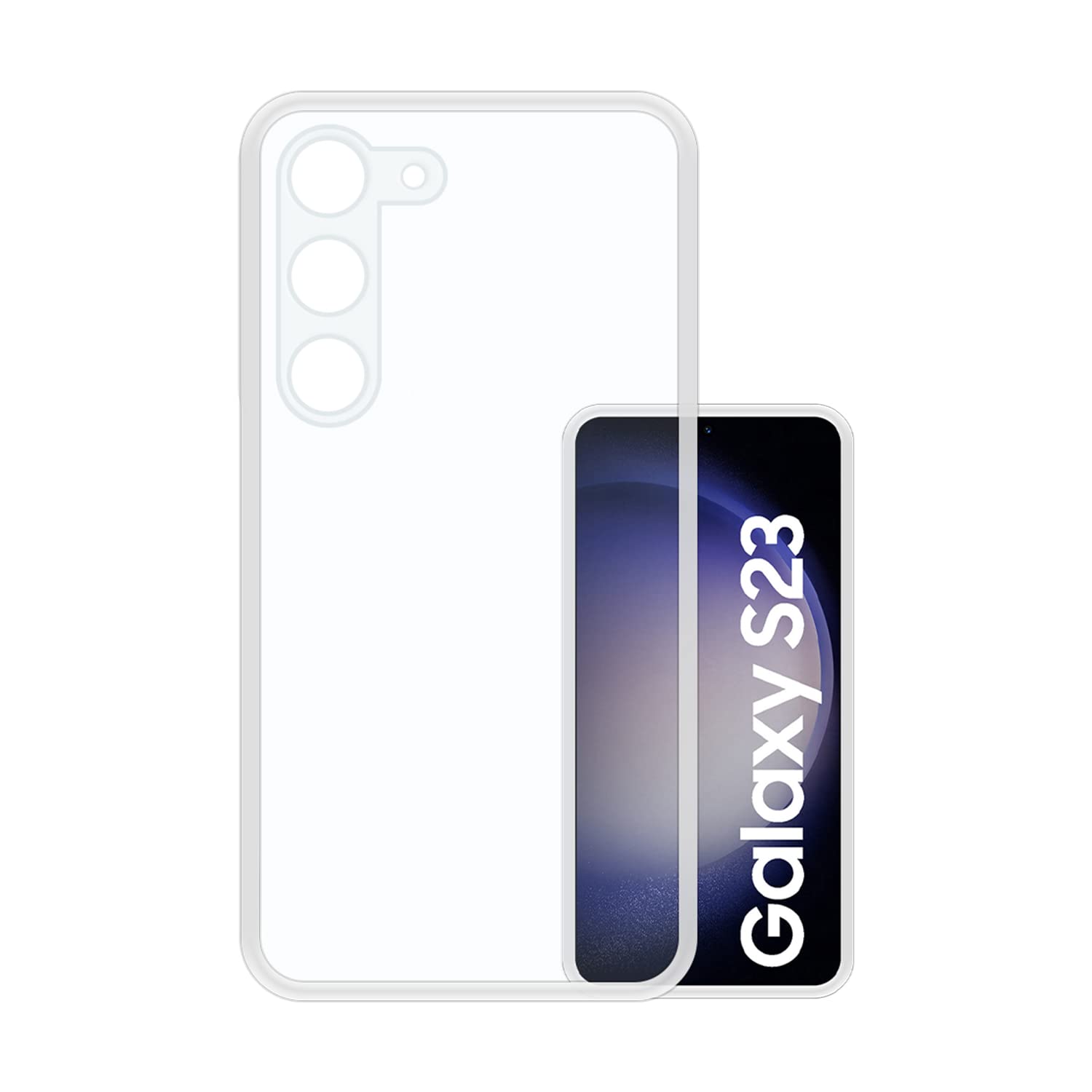 VIDO Transparent Back Case Cover for Samsung Galaxy S23 5G (Soft & Flexible & Camera Protection Back Case) (B0BVHZTHCF) Amazon Price History, Amazon Price Tracker