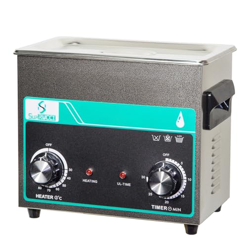 SUPRUCCI 3L Ultrasonic Cleaner with Heater & Timer