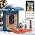 Smart Bird Feeder with Camera, 2K HD Birdwatching Camera with AI Identify Bird Species & Solar Panel, Auto Video Capture & Instant Notifications, Ideal Gifts for Lover, Deep Blue