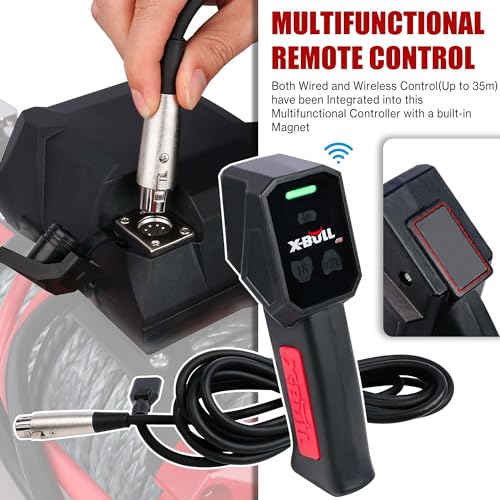 Winch Eléctrico X-BULL 10000 lb Capacidad 12V Kit miniatura 3