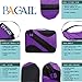 BAGAIL 6 Set Packing Cubes,Travel Luggage Packing Organizers(6Set Purple)