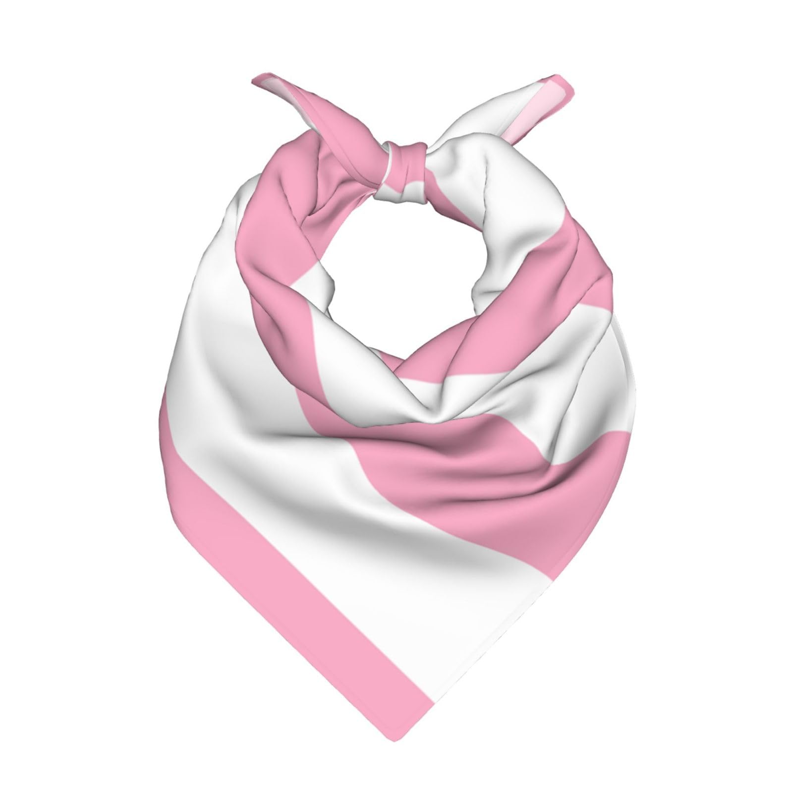 Poadnly Unisex As Picture Pink And White Striped,Bandana Scarf For Men And Women - Stylish & Versatile Bandanas For Neck And Head Wear