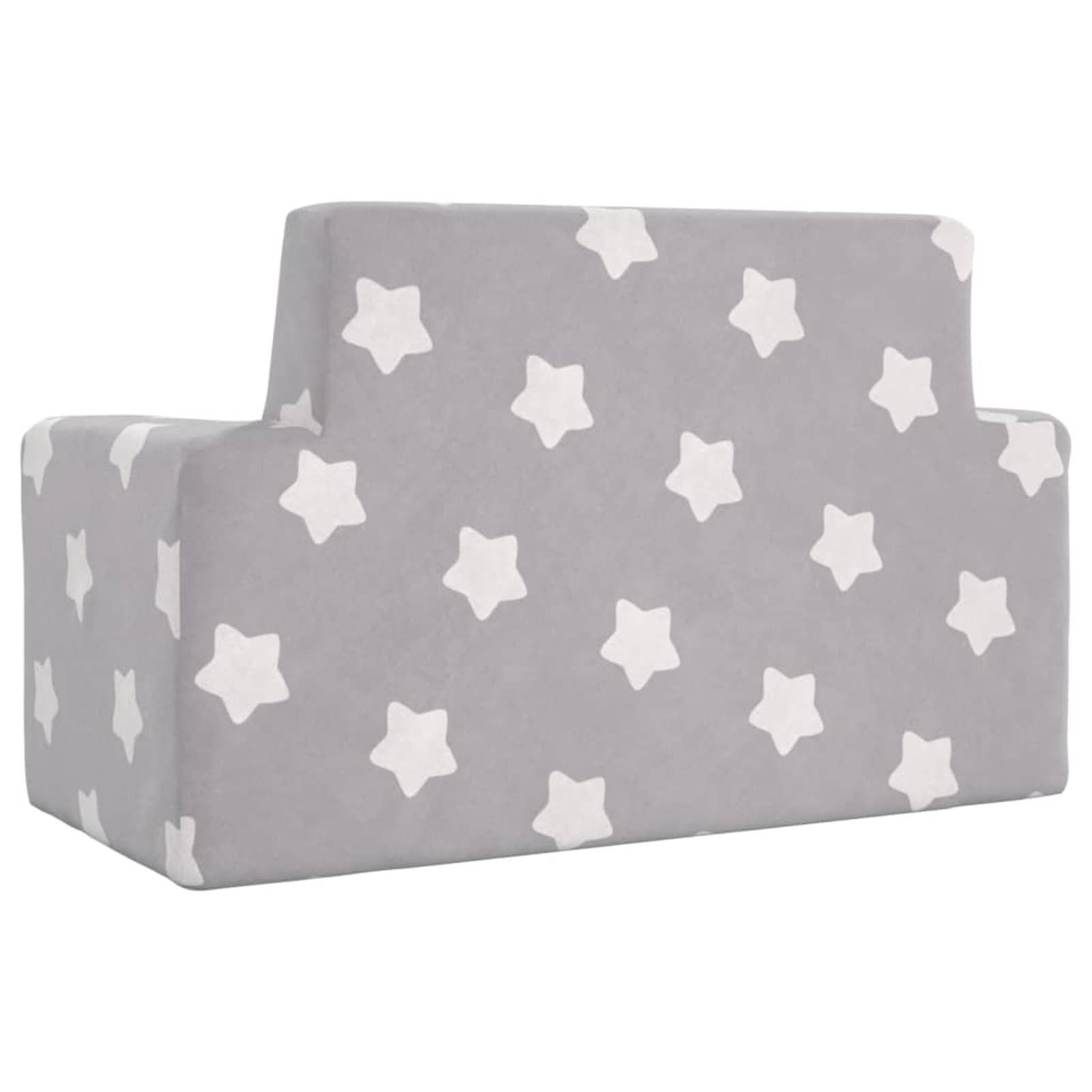 Bam bini 2-osobowa, jasnoszara gwiazdka, miękka pluszowa sofa, meble, meble dla niemowląt i małych dzieci (SPU: 341839)