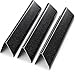 Hisencn 7635 15.3 Inch Flavorizer Bars for Weber Spirit I & II 200 Series - E210 S210 E220 S220 with Front Control Knobs, Porcelain Enameled Flavor Bars for Weber GS4 Spirit Grill Replacement Parts