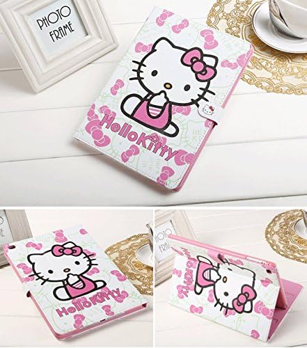 Apple iPad Mini 3 2 1 case, LiViTech(TM) Hello Kitty Design Folio Style PU Leather Hard Case for Apple iPad Mini 1 2 3, Model no. is A1432 A1454 A1455 A1489 A1490 A1491 A1599 A1600 A1601 Pink