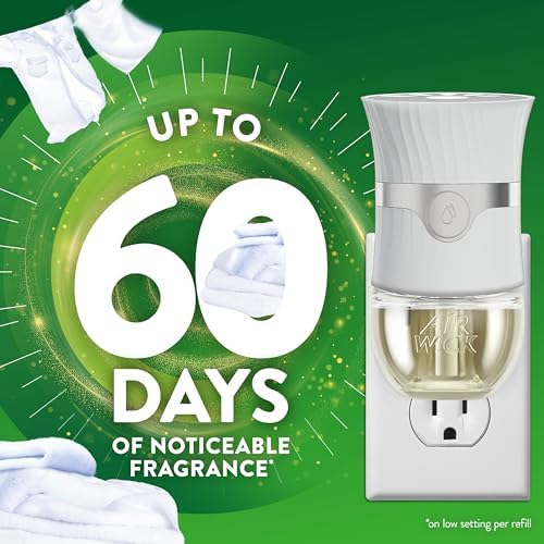 Air Wick Plug in Scented Oil Refill, 10ct, Fresh Linen, Air Freshener, Essential Oils, Eco Friendly Pack - Thumbnail 3