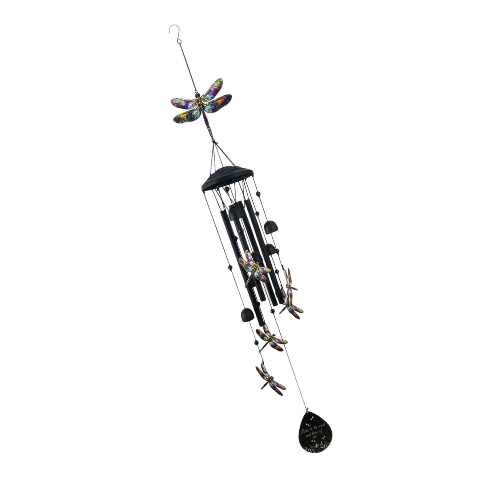 PANGBOER Decorative Butterflies Wind Chimes Creative Metal Dragonflies Suncatchers Garden Wind Chimes Butterflies Home Window Outdoor Hanging Ornament