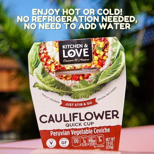 Kitchen & Love Best Sellers Variety Box 6-Pack | Vegan, Ready-to-Eat, No Refrigeration Required | Plant-Based, Gourmet Flavors