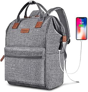 BRINCH Laptop Backpack 15.6 Inch Wide Open Computer Backpack Laptop Bag College Rucksack