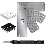 CRYO Crypto Seed Storage - Crypto Steel Wallet - Recovery Seed Phrase Storage - Cold Storage Cryptocurrency Bitcoin Backup - Stores 12 to 24 Words (DOT)