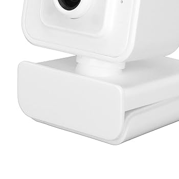 Amazon.co.jp: ホワイトウェブカメラ 1080P30fps360°回転ウェブ