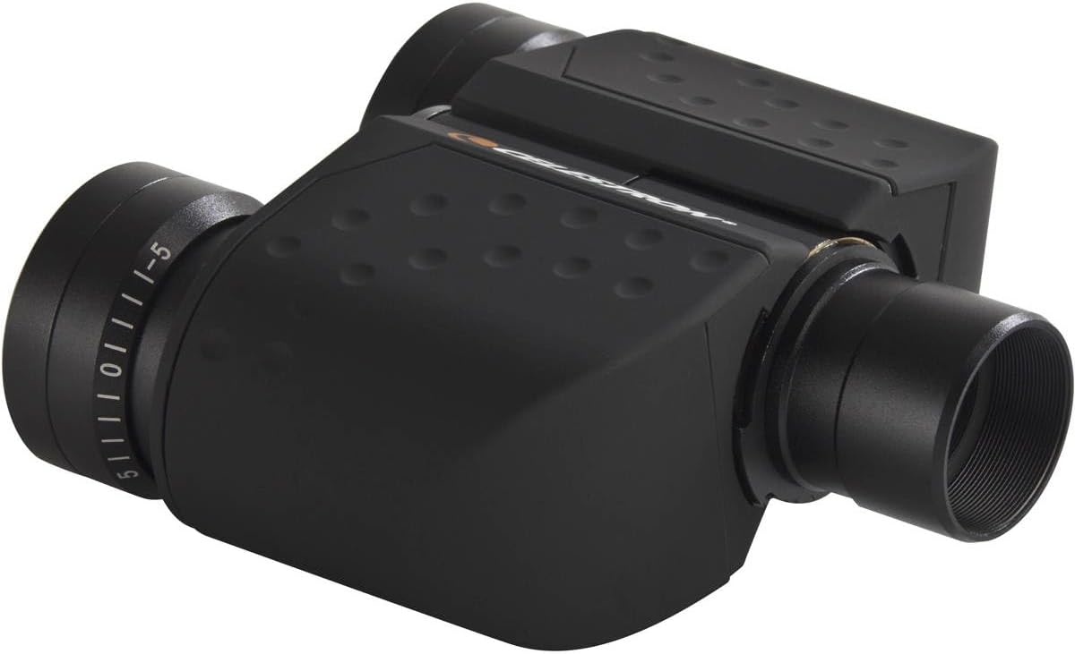 Celestron 93691 Stereo 22mm BaK-4 Porro Prism Binocular Viewer for Telescopes, Black