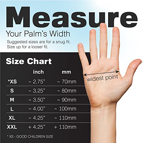 Disposable Black Nitrile Gloves Medium| Raxwell 4.5-Mil Nitrile Gloves | 100 Count Fully Textured, Latex Free & Powder Free | Food Grade, Food Safe & Puncture Resistant | Good For Lab, Kitchen, Mechanic, & Cleaning Work #TOP5