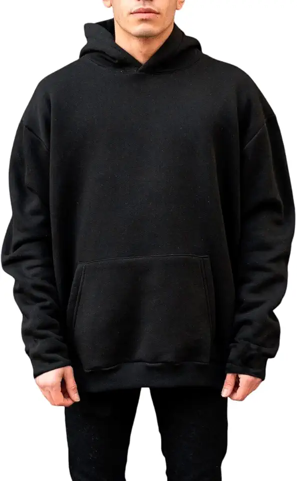 Moletom Canguru Masculino Slim Fitness com Capuz