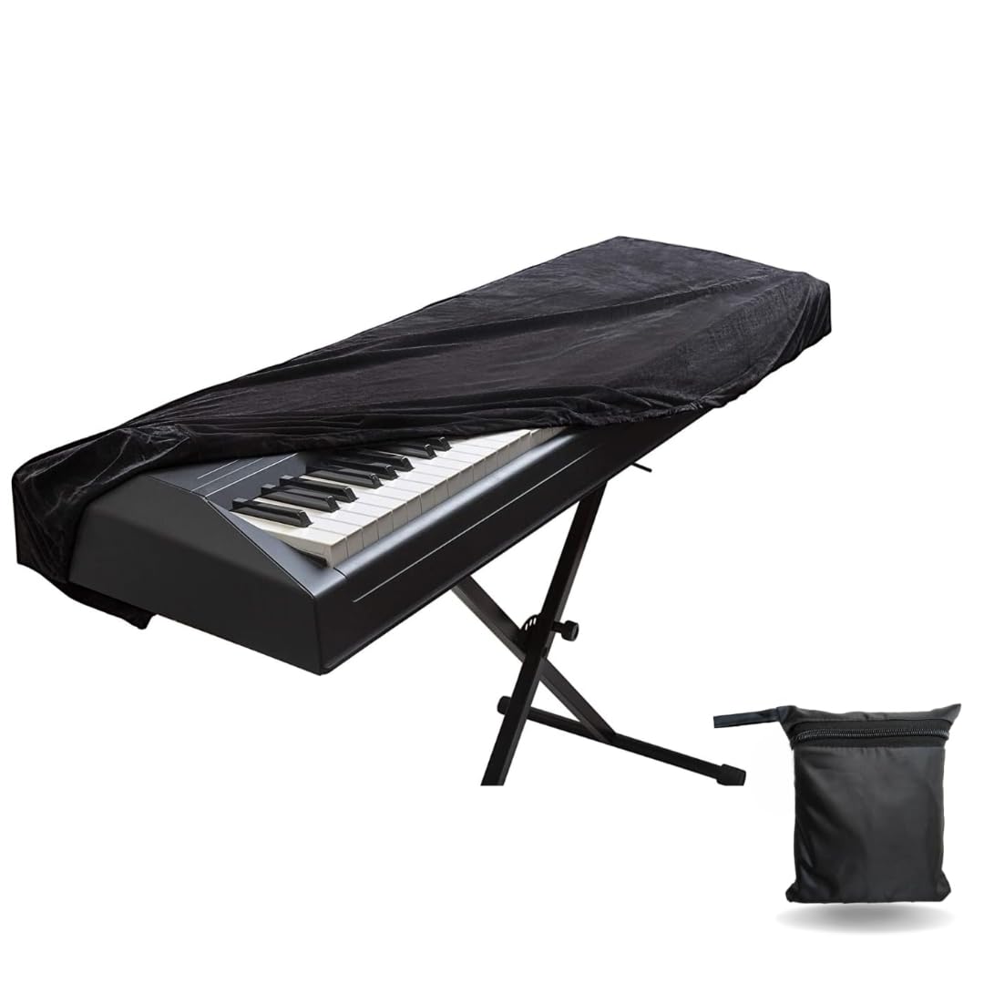 Piano cover Compatible For Piano & Yamaha All 61 Keys Keyboards Yamaha Psr-E363, E373, E473, E463, I455, I425, I400, I500 Keyboard & X870In, X8000In, X9000In Keyboard (86 * 25 * 15 CM)-image-25