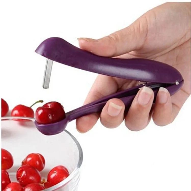 Cherry Pitter Tool, Olive Pitter Tool, Cherry Core Remover with Lock Design, Fruit Pit Remover for Cherry Jam