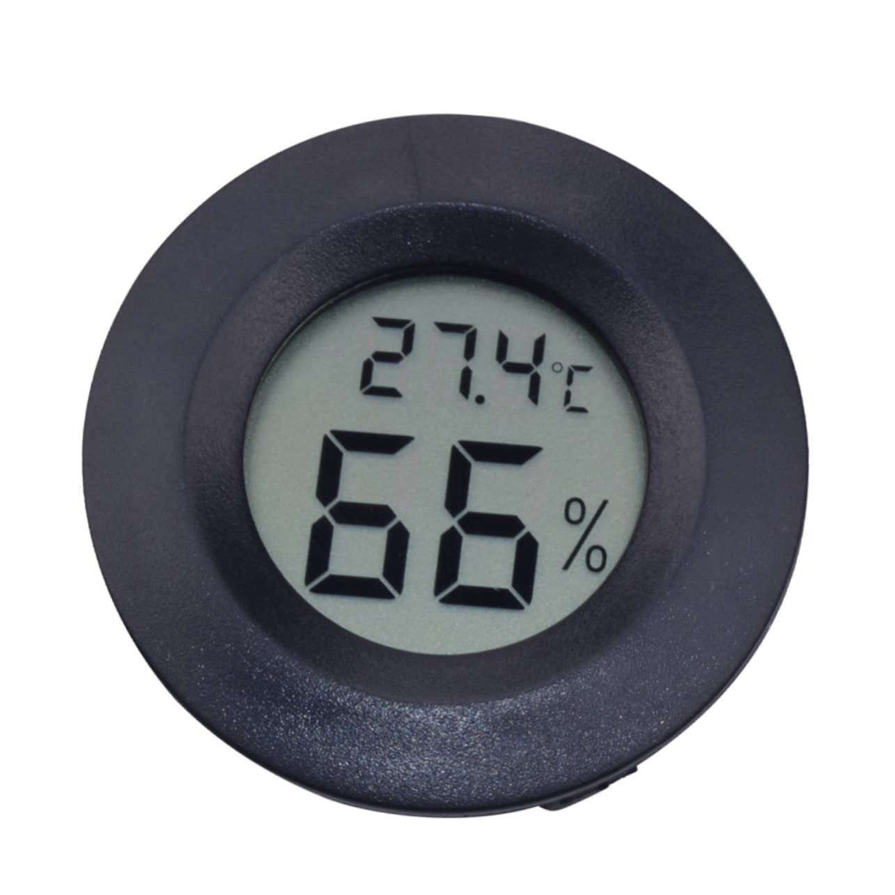 SUPVOX Termoigrometro Digitale Rotondo per Rettili, 10 Pezzi, Rilevazione Dell'umidità, in ABS e Acrilico, per Terrario e Uso Domestico