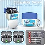 Case-Compatible-with-Samsung-Galaxy-Buds-3-Pro-Case-Buds-3-Case-2024-with-Cleaner-Kit-Cute-Funny-Cartoon-Shockproof-Design-Silicone-Protective-Cover-with-Keychain-for-Men-Girls-Women-Blue
