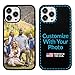 Guard Dog Custom iPhone 13 Pro Max Case - Custom Photo - Make Your Own Protective Hybrid Case (Black Case/Black Silicone)