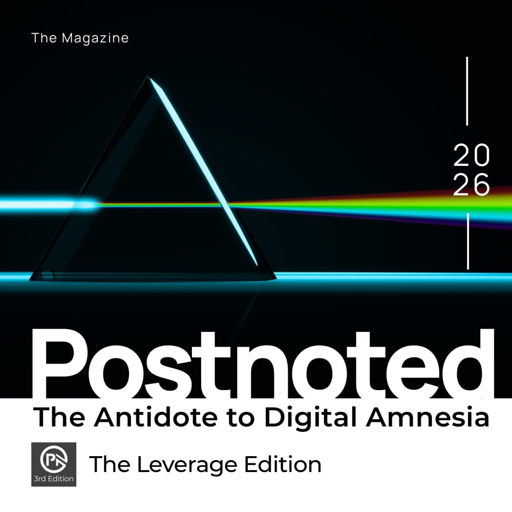 Postnoted: The Antidote to Digital Amnesia: Edition 3: The Leverage Edition (Postnoted The Magazine)