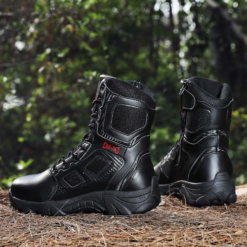Large size field training, battlefield training, military boots, combat boots, snow boots, men's shoesSteel toe shoes3