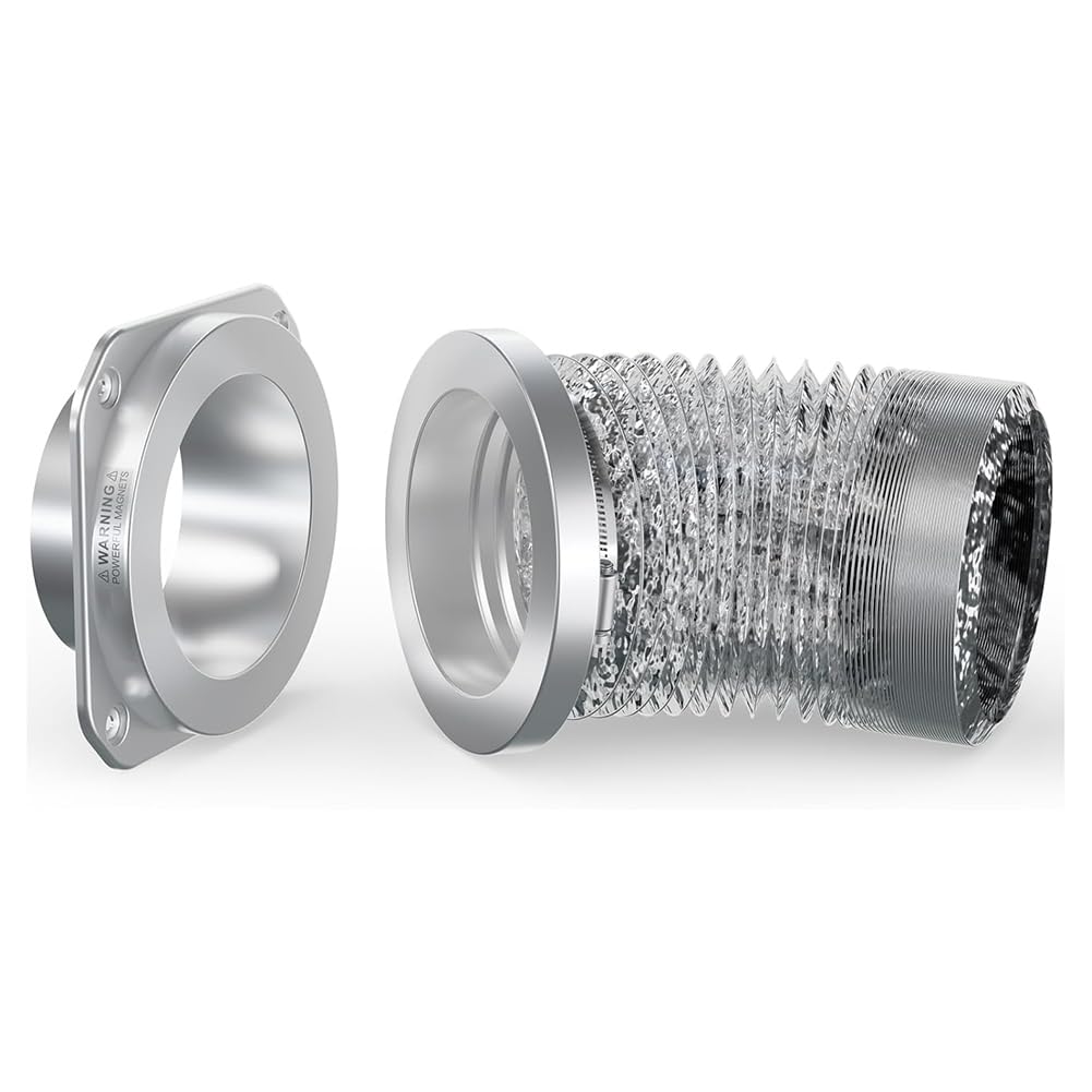 Fuhjythy Dv180 Airtight Magnetic Dryer Vent Coupling, Effortless Cleaning, Quick Connection Solution