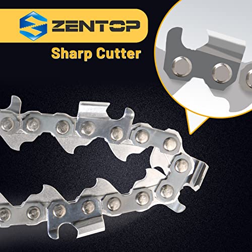 Zentop Chainsaw Chain 16-Inch 3 Pack 3/8" Lp Pitch .043" Gauge 56 Drive Links Wood Cutting Saw Chain For Chainsaw Parts Fits Craftsman, Echo, Homelite, Poulan, Remington #TOP3