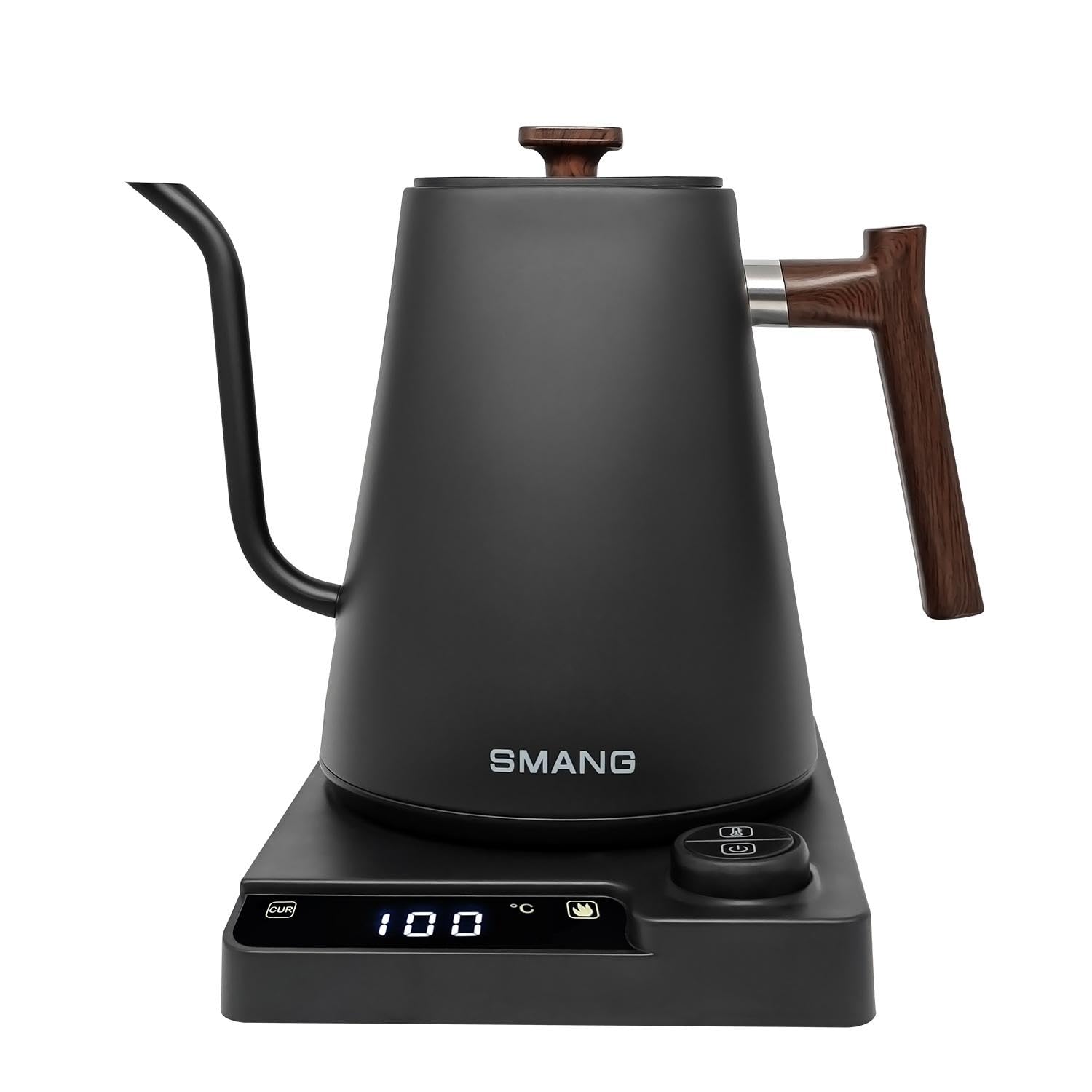 Amazon | 電気ケトル 温度調節 コーヒーケトル 1.0L 1200W 1℃単位温度