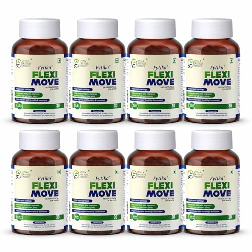 Image of Fytika Joint Support Supplement Glucosamine Tablets with Boswellia & Rosehip | Supports Cartilage Repair, Bone Strength, Muscle Recovery & Joint Comfort for Men & Women 240 Tablets (Pack of 8)