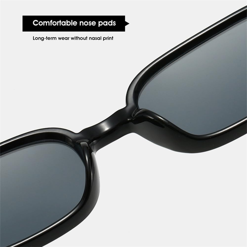 Gafas de sol vintage para hombre y mujer 2026 Gafas de moda Gafas de sol rectangulares Anti UV400 Shades E