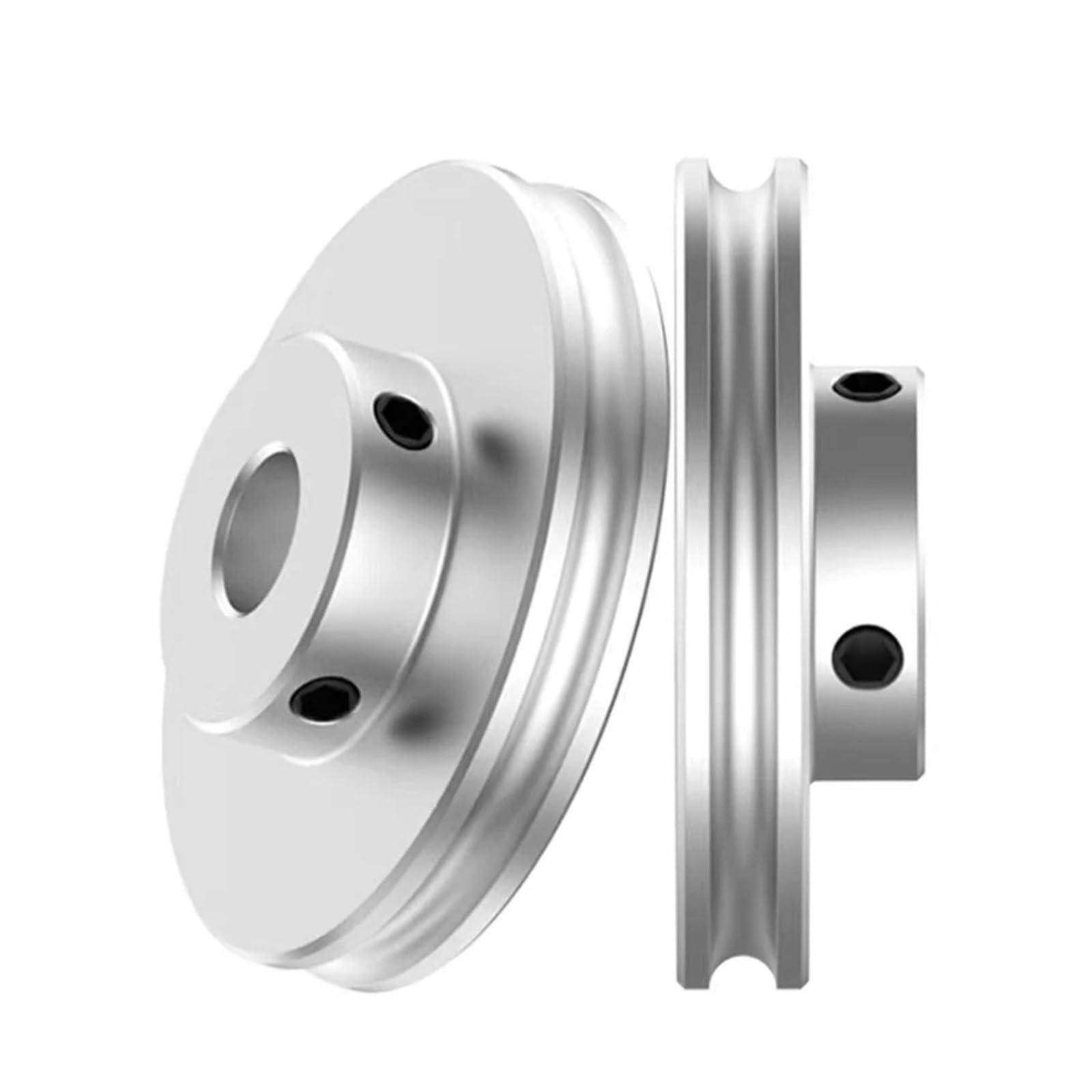 1 Uds. Rueda de transmisión modelo polea Motor husillo ranura única aleación(80mm x 5mm,8mm)