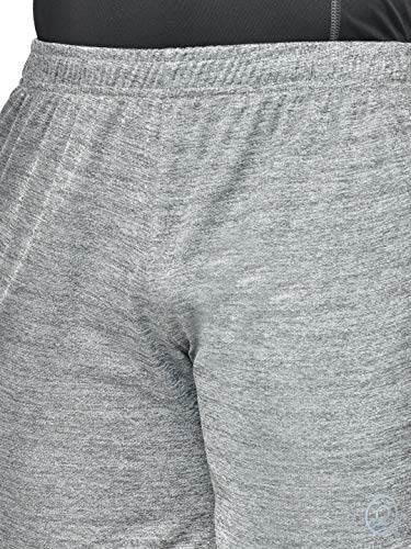Image of CHKOKKO Men Shorts for Gym Sports or Running | Dry-Fit Fabric Single Layered Active Summer Workout Wear Knee Length Regular Fit | Elastic Waist with Front and Back Pockets