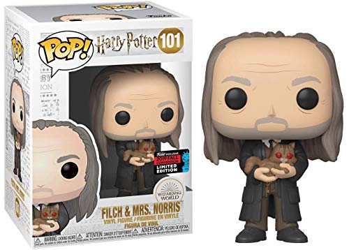 Funko POP! Figura Harry Potter Filch & Mrs.Norris Special Edition
