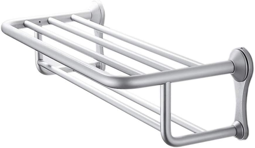 MESKEL Storage Shower Space Aluminum Bathroom Shelf Brushed Creative Multi-Function Rack Hardware Bathroom Accessories Punching Installation