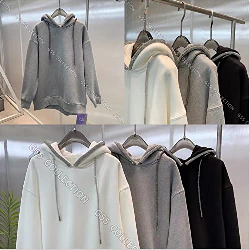 Amazon.com: 6MM 138Cm Soft Rhinestone Glitter String for Hoodies  