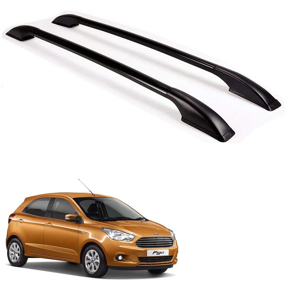 Car Non-Drilling Metal Roof Rail Black Set Suitable for Ford Figo Type-2-image-39