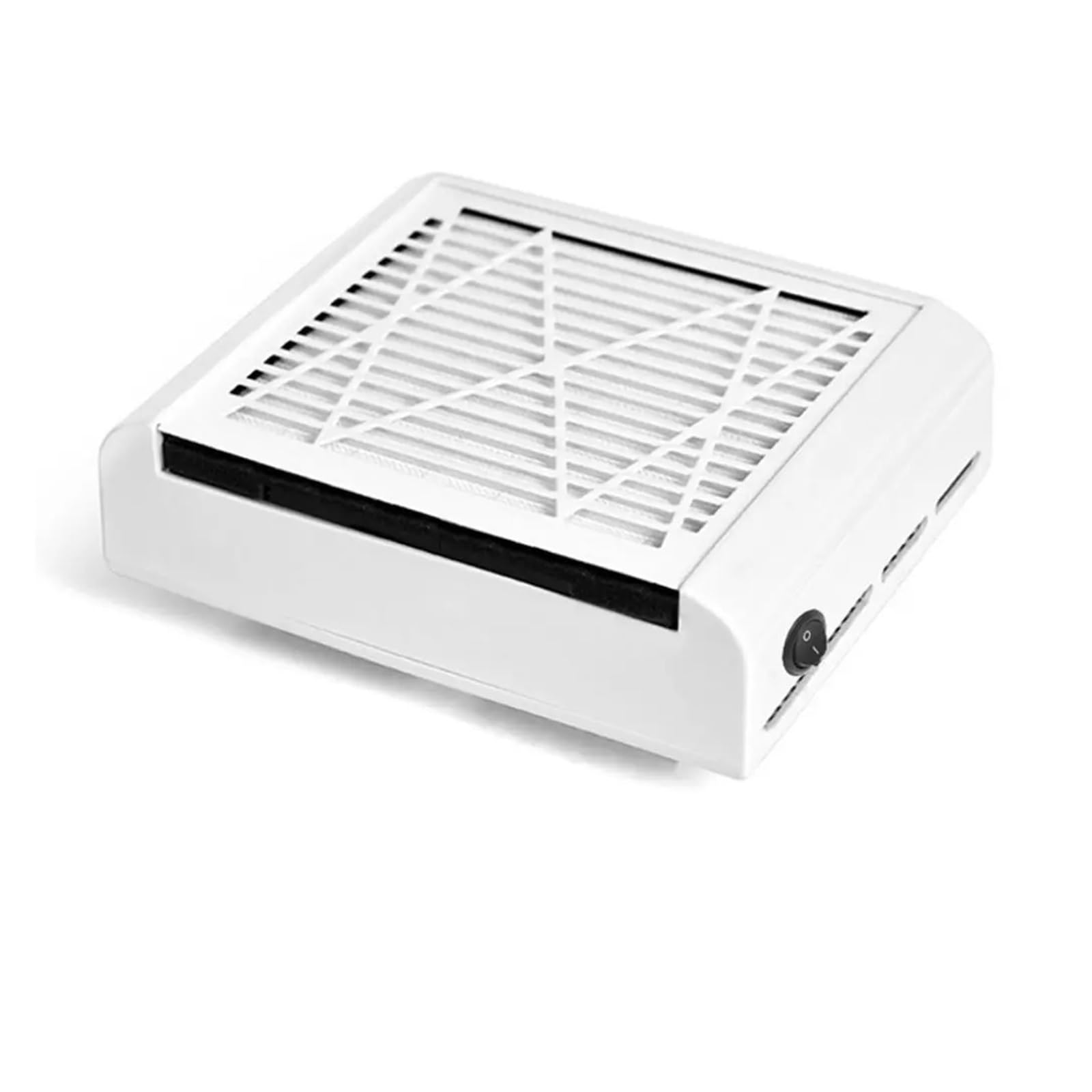 Dust Extractor, Cube Shape Nail Dust Collector Vacuum Cleaner Gel Nails Powder Reducer Absorber Sucker Extractor Fan for Manicure for Beginners