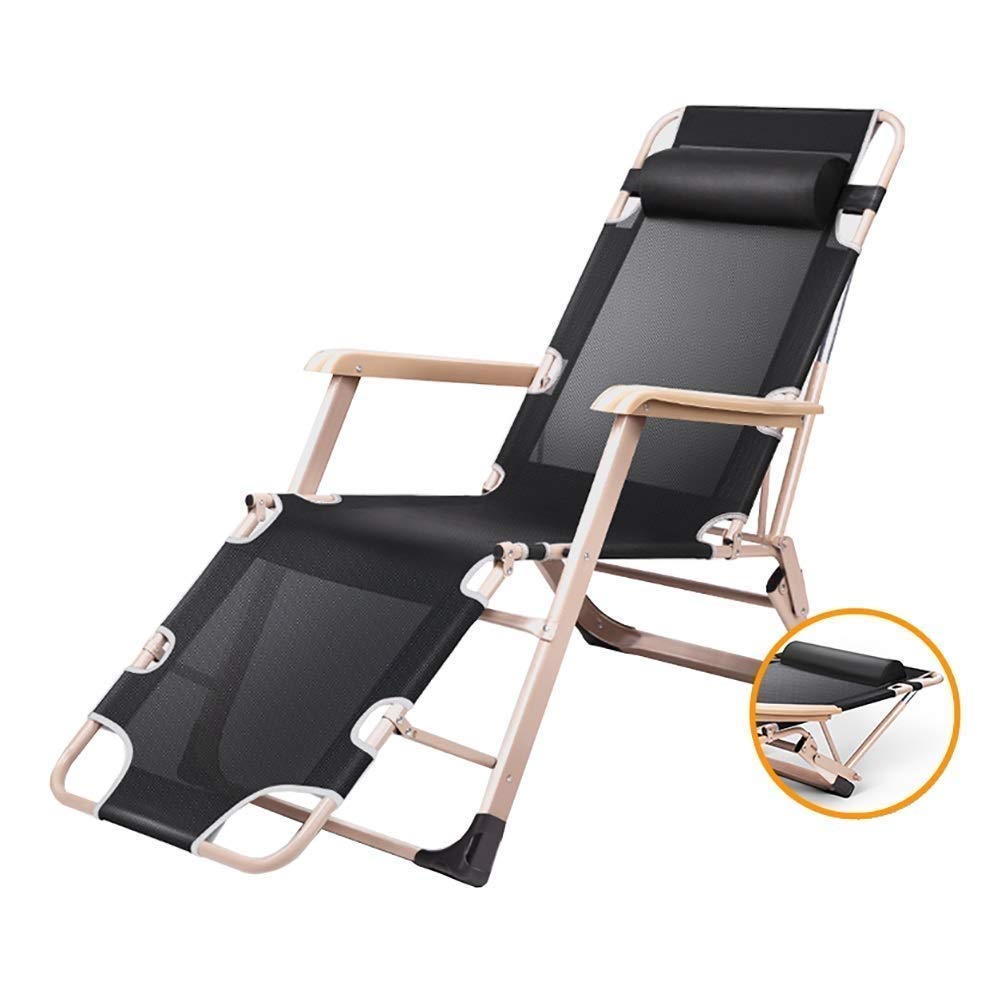 Fauteuil inclinable réglable de plein air et chaise longue grand format