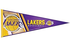 Lakers Backdrop for Any Occasion: Capture Basketball Spirit with Rico Industries NBA Pennant