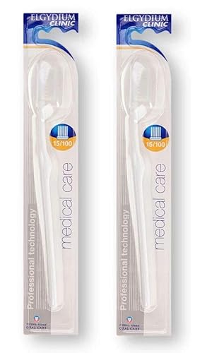 NUEVO Cepillo de dientes Elgydium Clinic 15100 - Extremadamente suave - Paquete de 2