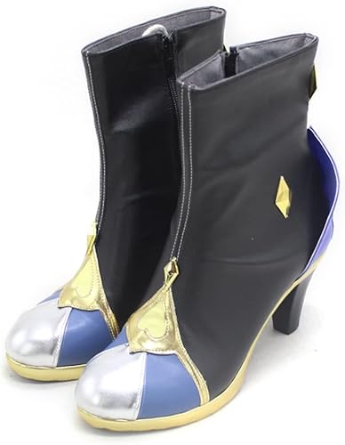 Miniatura 2 de Juego Genshin Impact Yelan Zapatos de cosplay Yelan Zapatos de mujer Zapatos de tacón alto Cosplay Zapatos