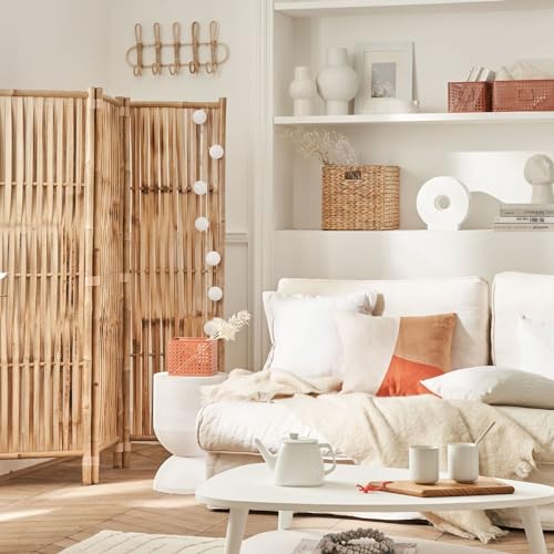 Box and Beyond Paravento in bambù, naturale, 160 x...