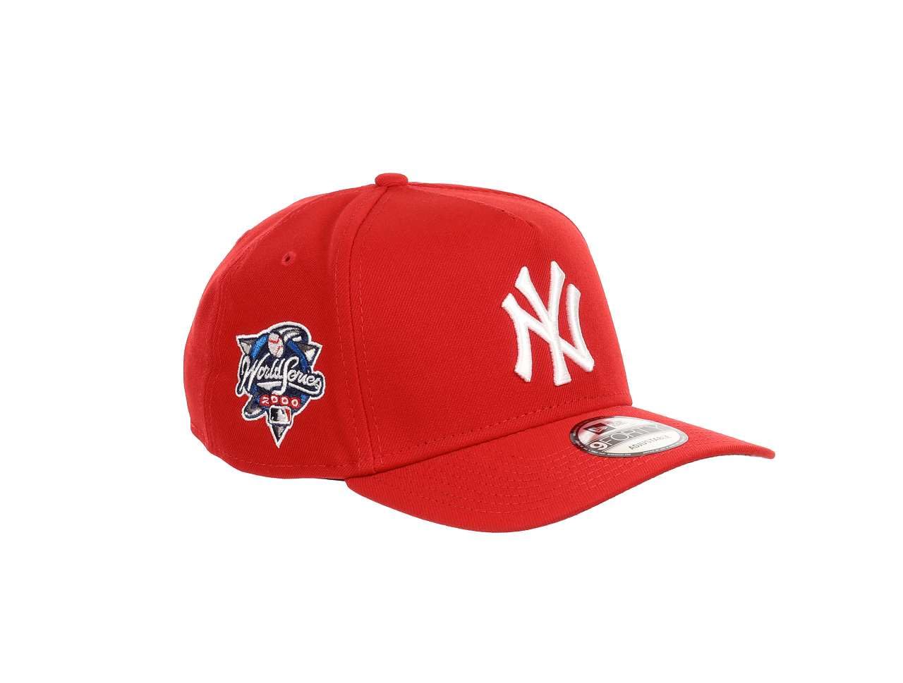 New Era New York Yankees MLB World Series 2000 Sidepatch Red 9Forty A-Frame Snapback Cap โ image 1