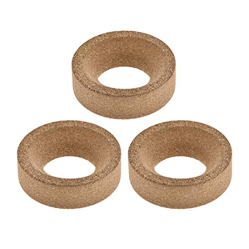 Support en liège pour flasques de 150-1000ml à fond rond uxcell Lot de 3 de 100mm