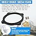 Ussuray 385310063 SE341549 Toilet Floor Flange Seal and Mounting Kit Replaces for Dometic Sealand Toilets 506+ / 510+ / 511H Models, RV Toilet Seal Kit for Motorhome and Trailer