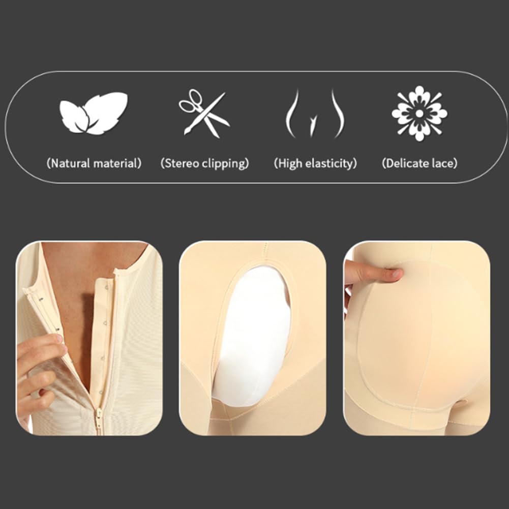 Hombre Bodies Moldeadores Levanta Glúteos Vientre Plano Braguitas Abdomen Shapewear