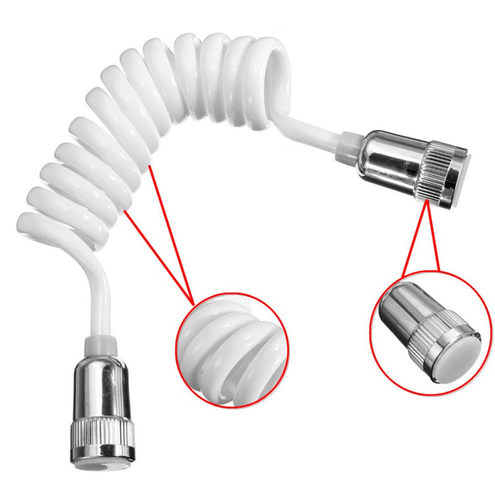 1,5/2 m ABS-Telefonleitungs-Stil, Flexibler Brauseschlauch, Wasserleitung, WC-Bidet-Verbindungsrohr, 2 m(1.8m)