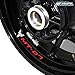 psler Motorrad Reifen Reflektierende Aufkleber Felgenaufkleber für Yamaha MT-07